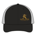 Trucker Cap — Saint Apex Labs Gold Crest Logo by Printify