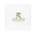 Saint Apex Labs Logo Face Towel Soft Cotton 13 Inch Square by Printify