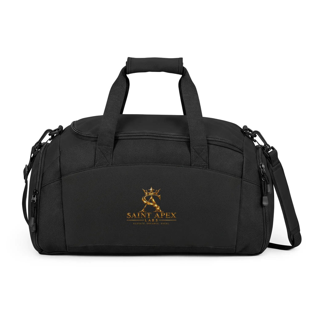 Embroidered Logo Gym Bag — Saint Apex Sports Duffel by Printify