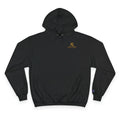 Minimalist Champion Hoodie – Small Chest Logo Pullover by Printify