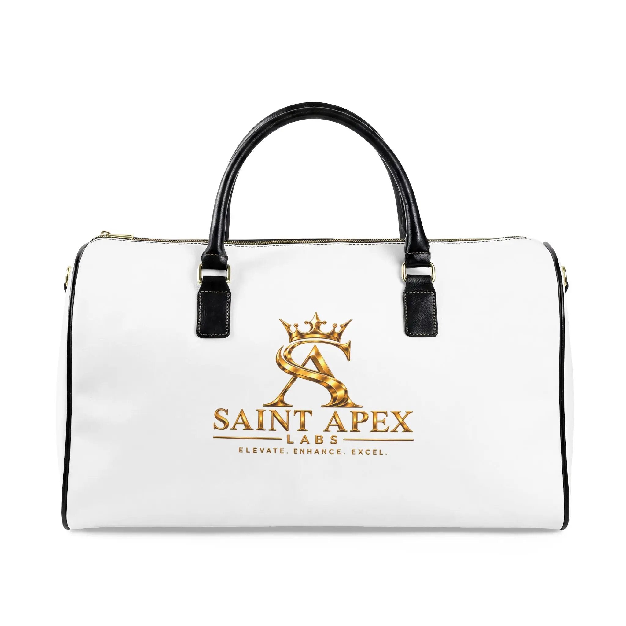Faux Leather Travel Bag by Printify