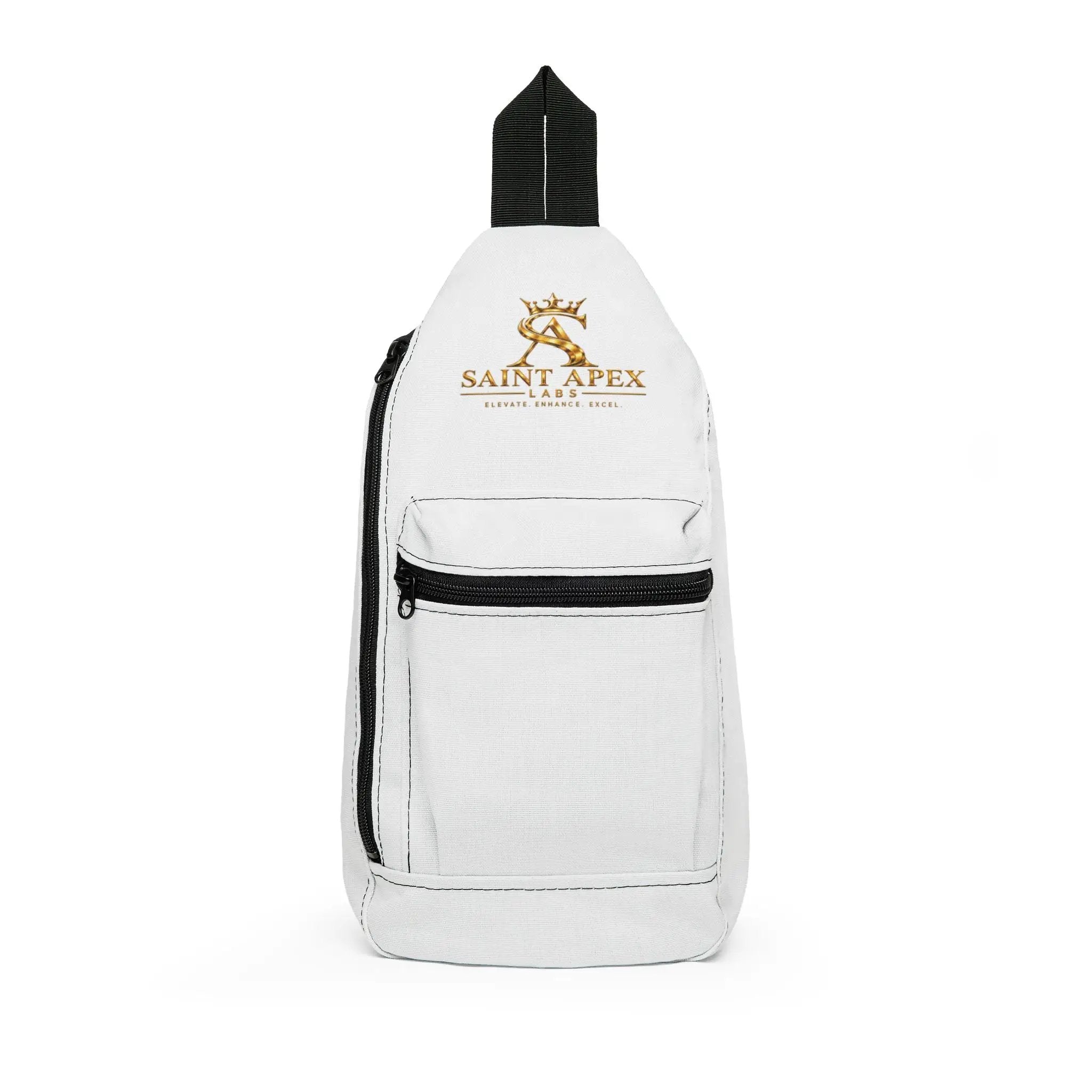 Saint Apex Embroidered Sling Bag — Compact Crossbody Daypack by Printify
