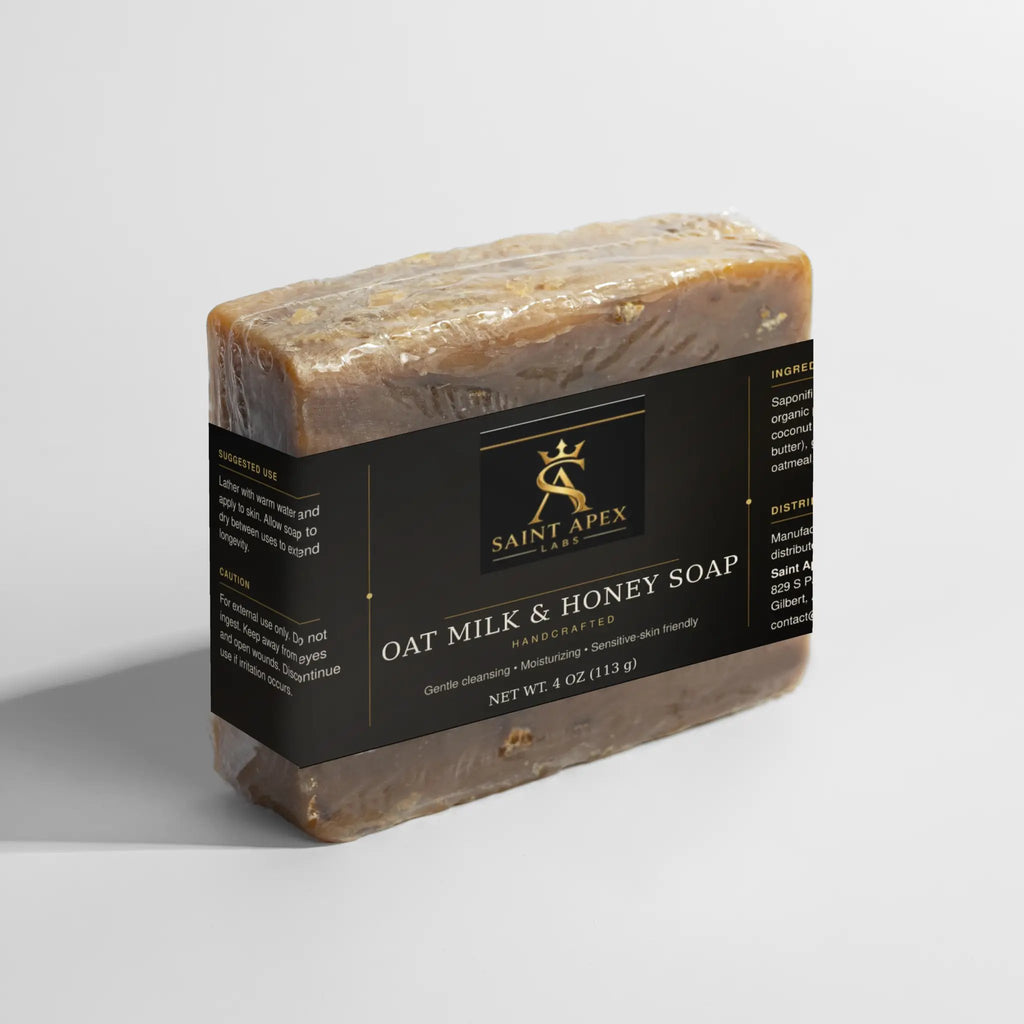 Handmade Oat Milk Honey Goat Milk Soap For Sensitive Skin by Supliful