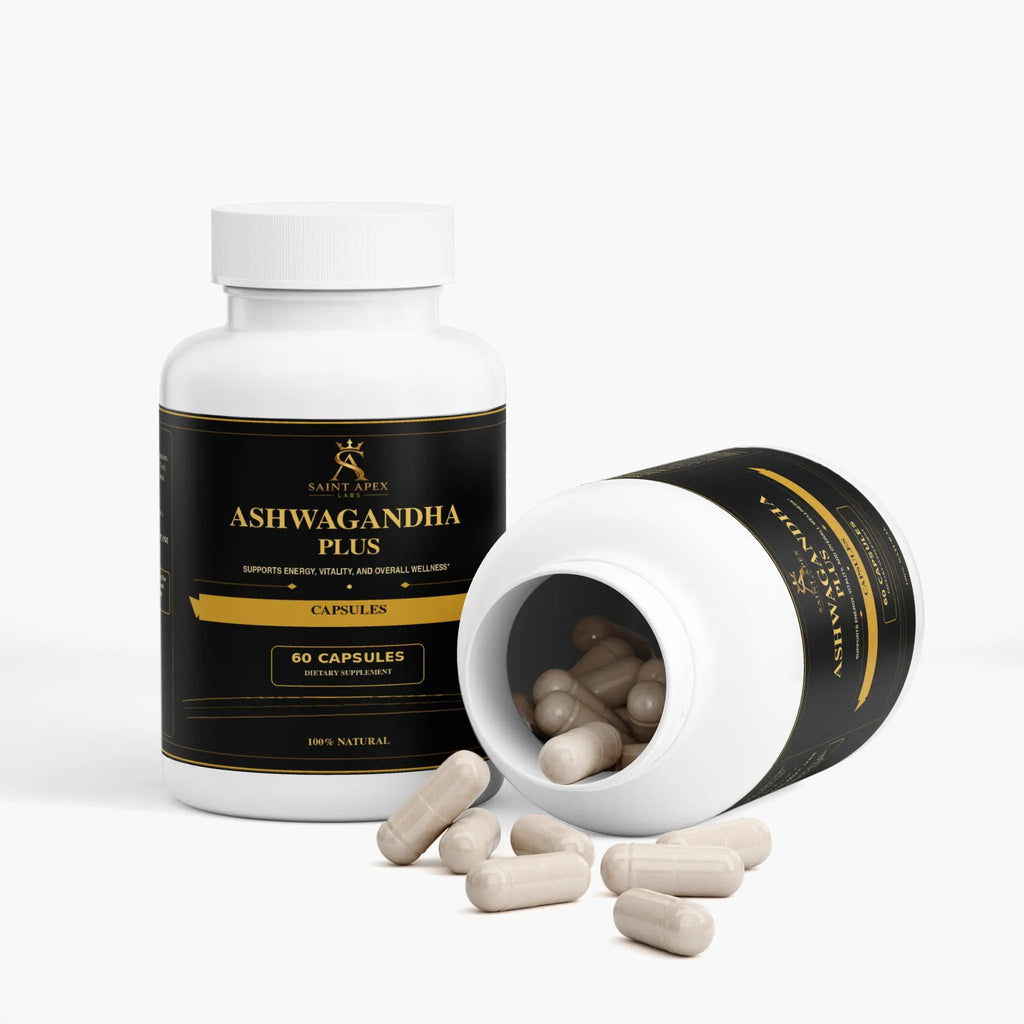 Ashwagandha Plus With Vitamin D3 B6 B12 For Energy And Vitality L Arginine by Supliful