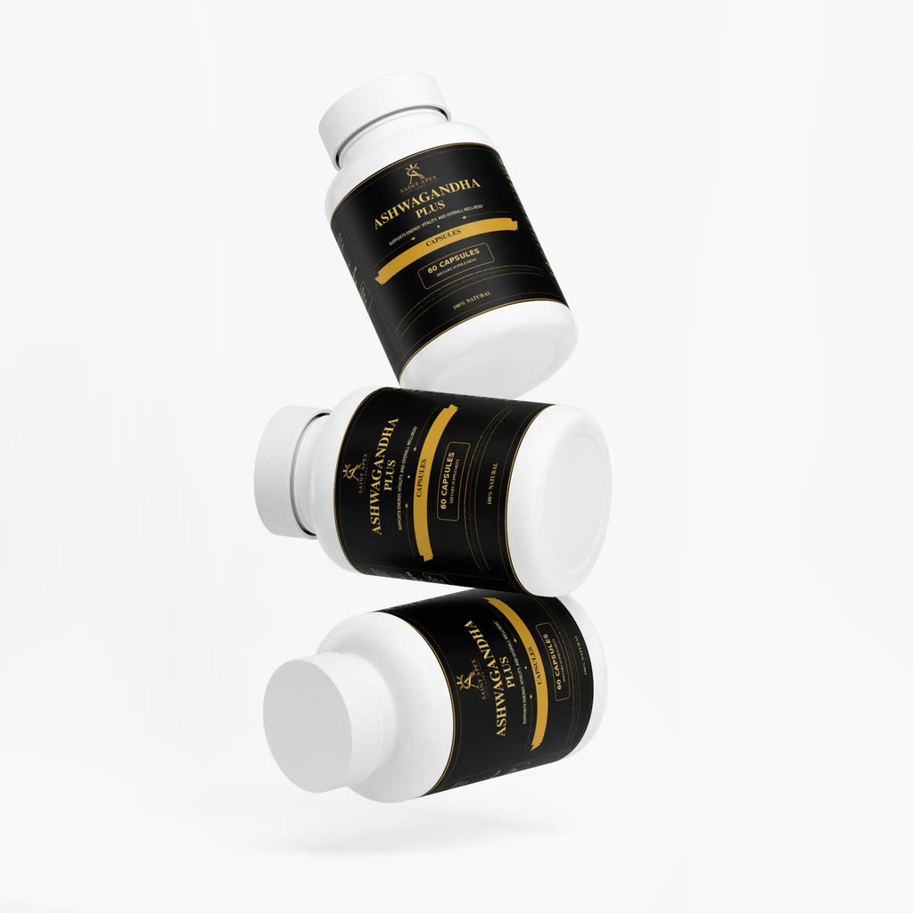 Ashwagandha Plus With Vitamin D3 B6 B12 For Energy And Vitality L Arginine by Supliful