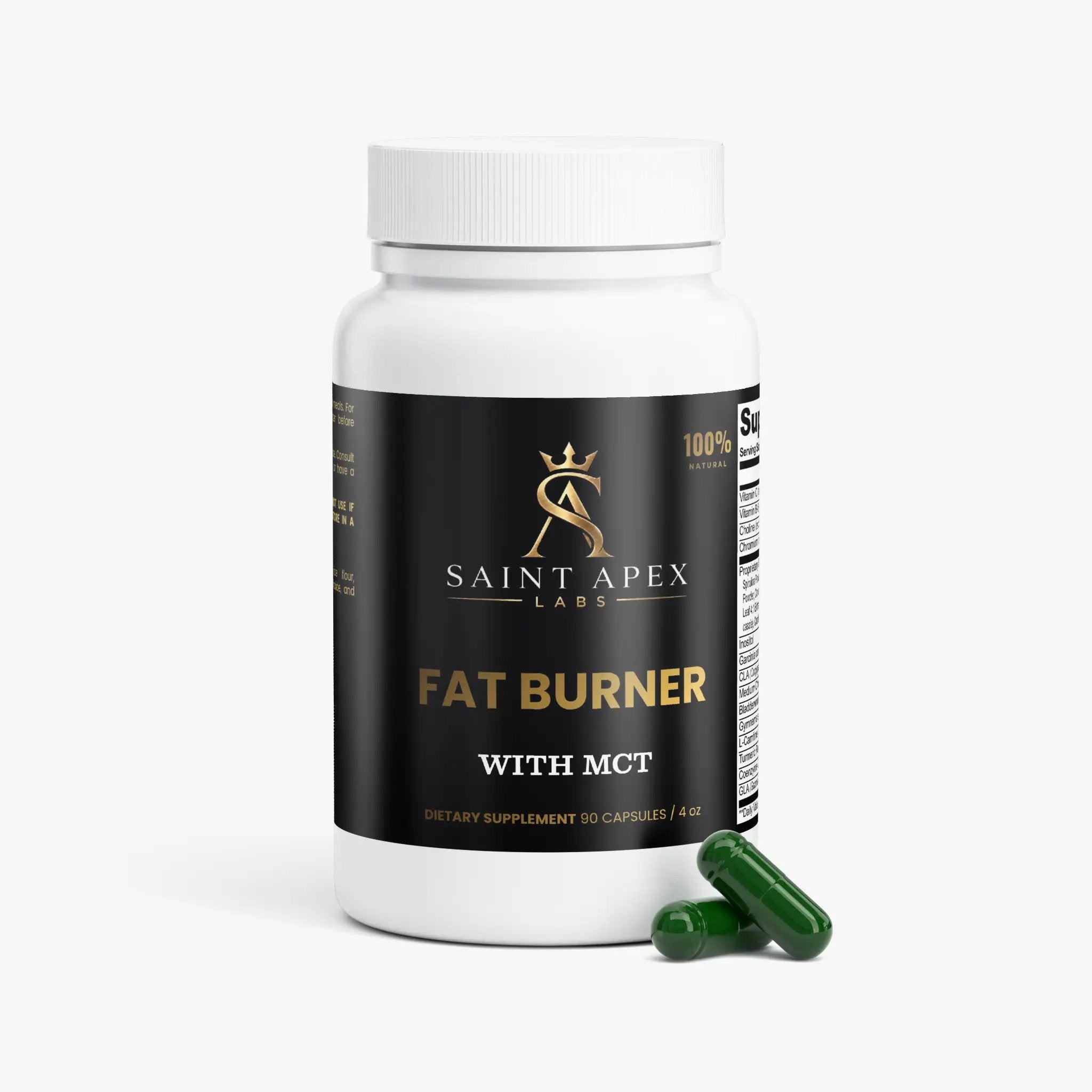 Fat Burner With MCT And Vitamins For Metabolic Support And Weight Loss by Supliful