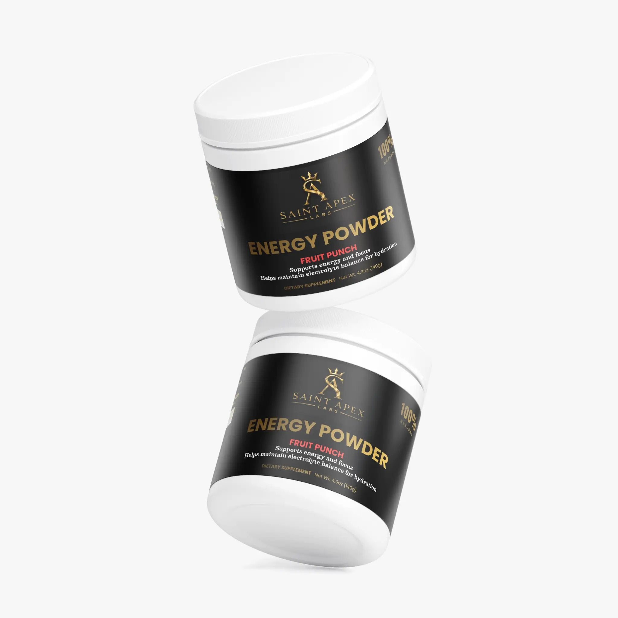 Energy Powder Sugar Free Formula For Smooth Sustained Focus (Fruit Punch ) by Supliful