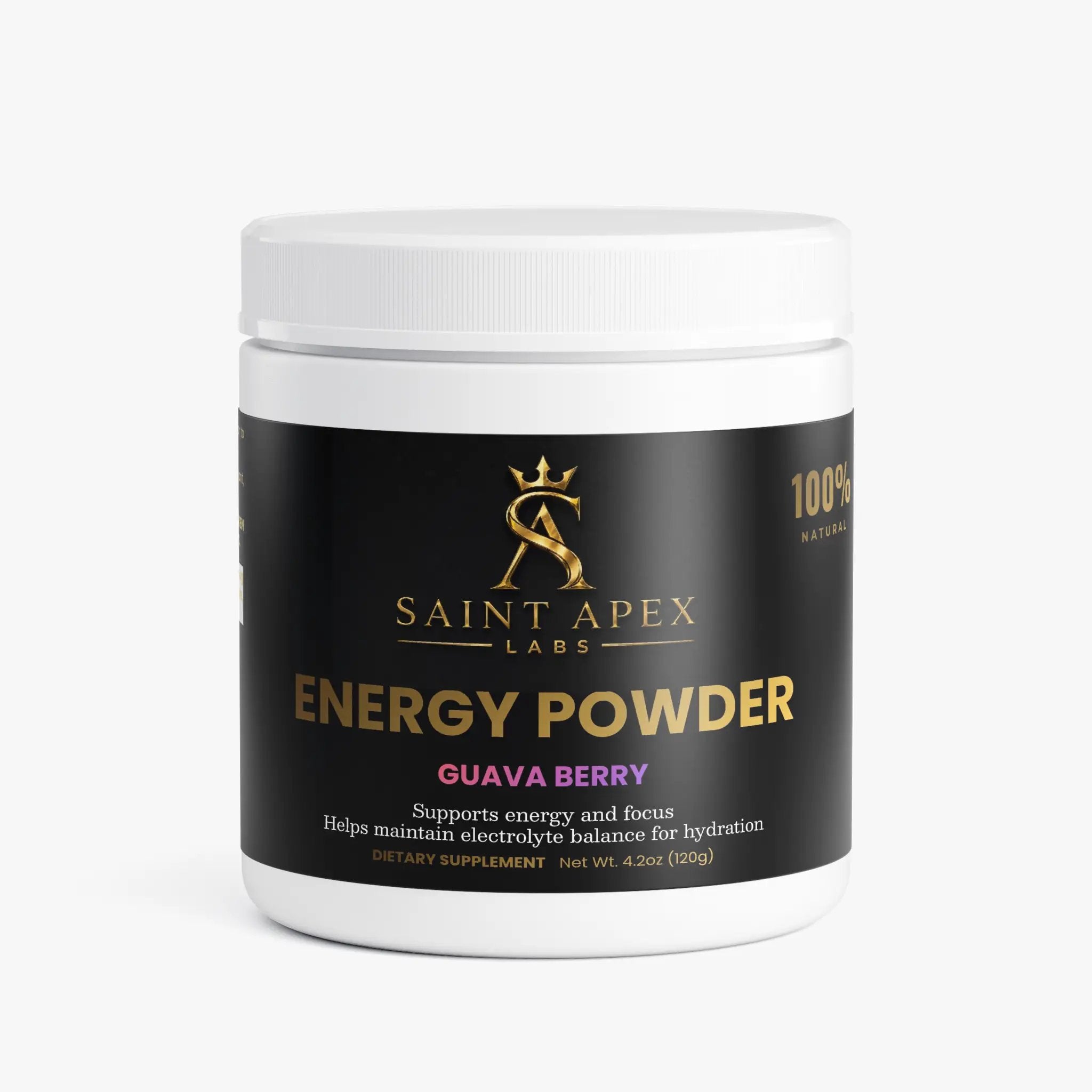 Energy Powder Sugar Free For Focus And Endurance (Guava Berry) by Supliful