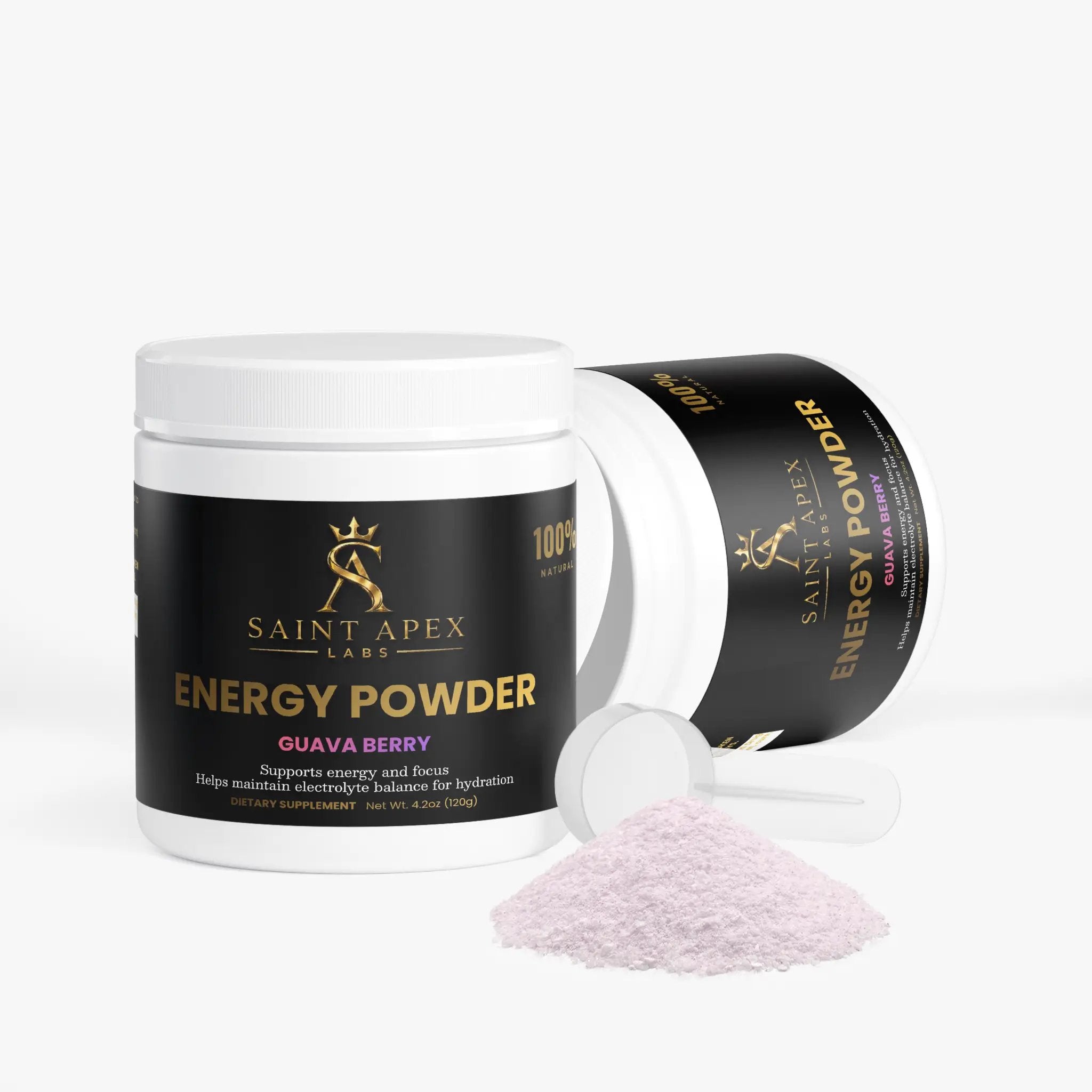 Energy Powder Sugar Free For Focus And Endurance (Guava Berry) by Supliful