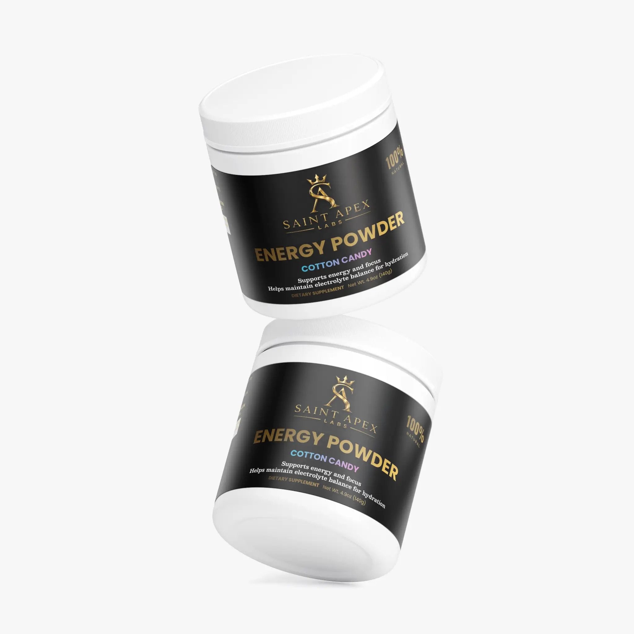 Energy Powder Sugar Free for Focus and Sustained Energy (Cotton Candy) by Supliful