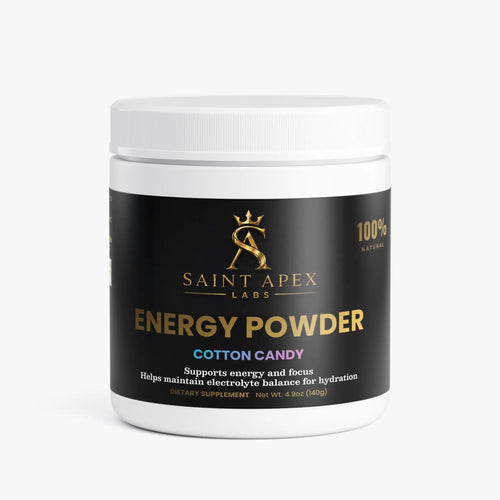 Energy Powder Sugar Free for Focus and Sustained Energy (Cotton Candy) by Supliful