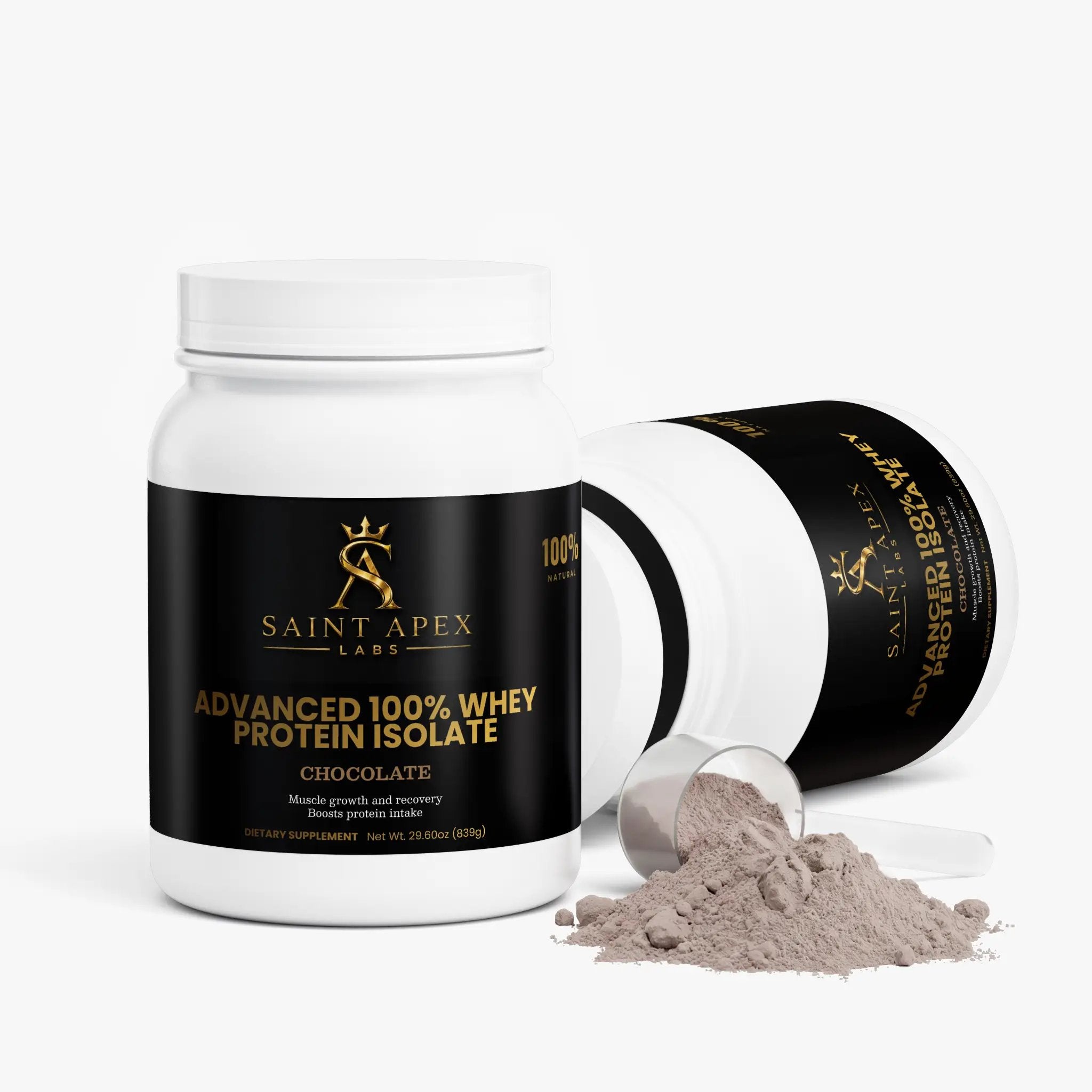 Whey Protein Advanced 100% Isolate Chocolate Flavor For Muscle Recovery by Supliful