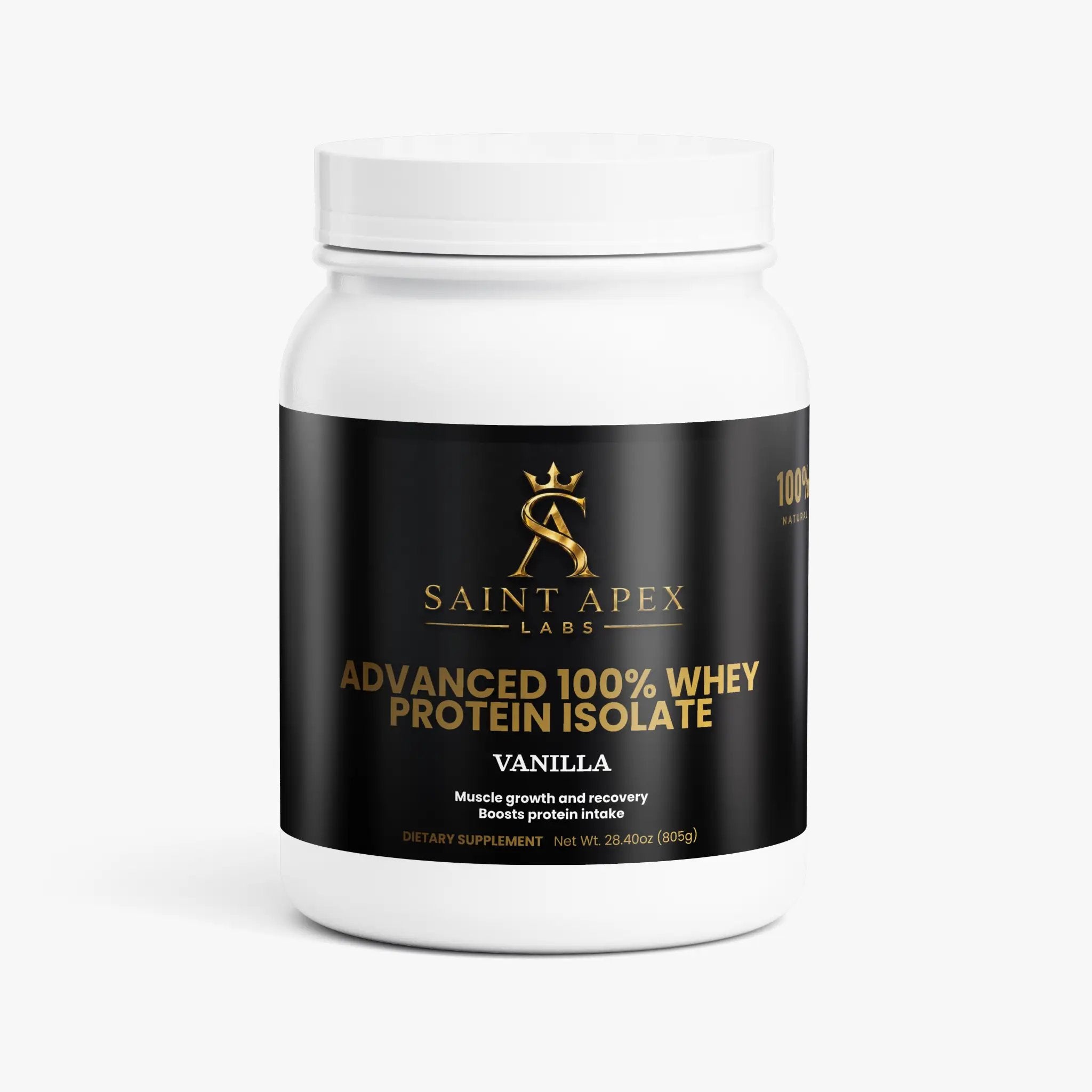 Whey Protein Advanced 100% Isolate Vanilla Protein Powder by Supliful