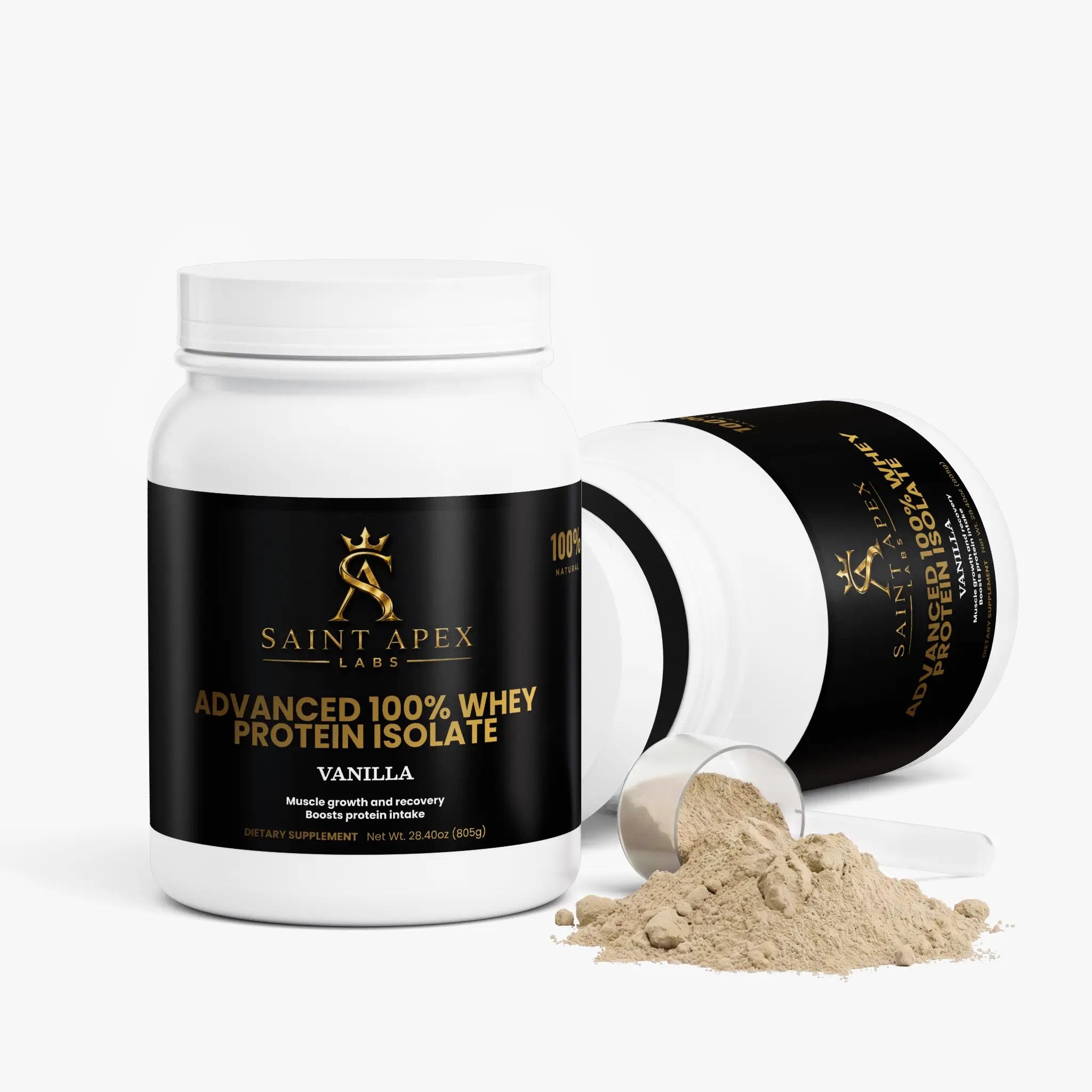 Whey Protein Advanced 100% Isolate Vanilla Protein Powder by Supliful