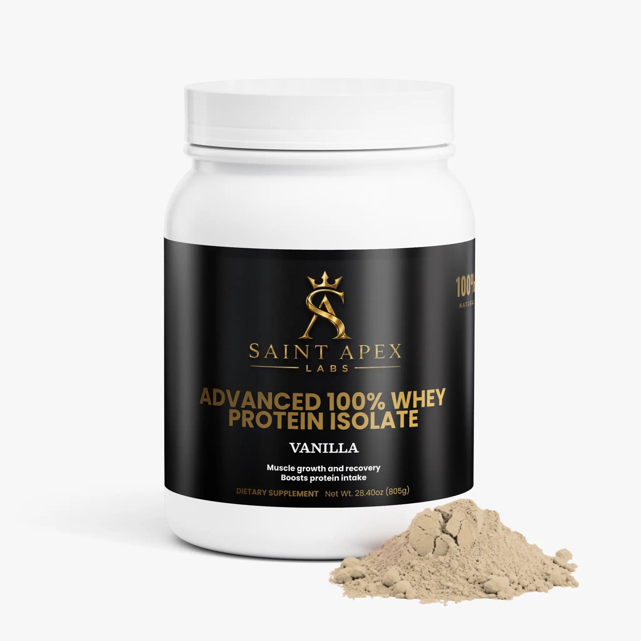Whey Protein Advanced 100% Isolate Vanilla Protein Powder by Supliful