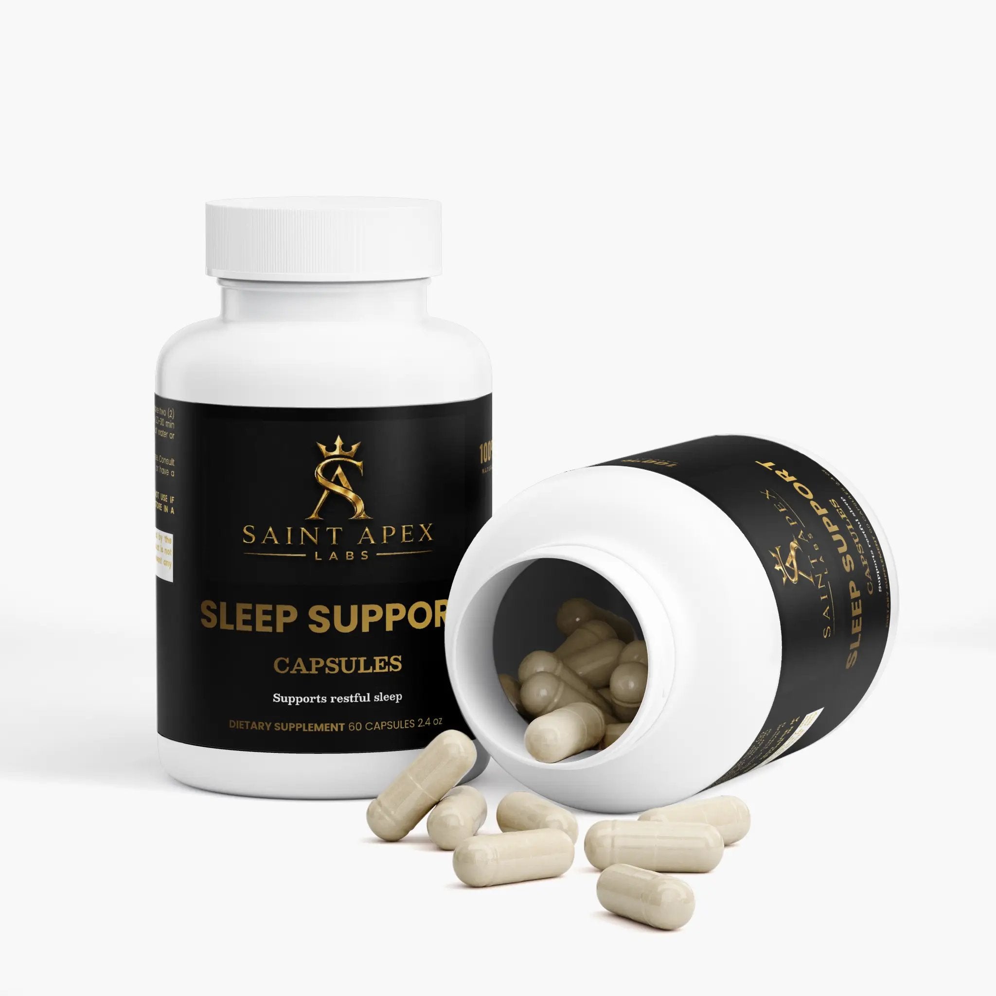 Sleep Support Magnesium Citrate Vitamin B6 Melatonin Restful Night by Supliful