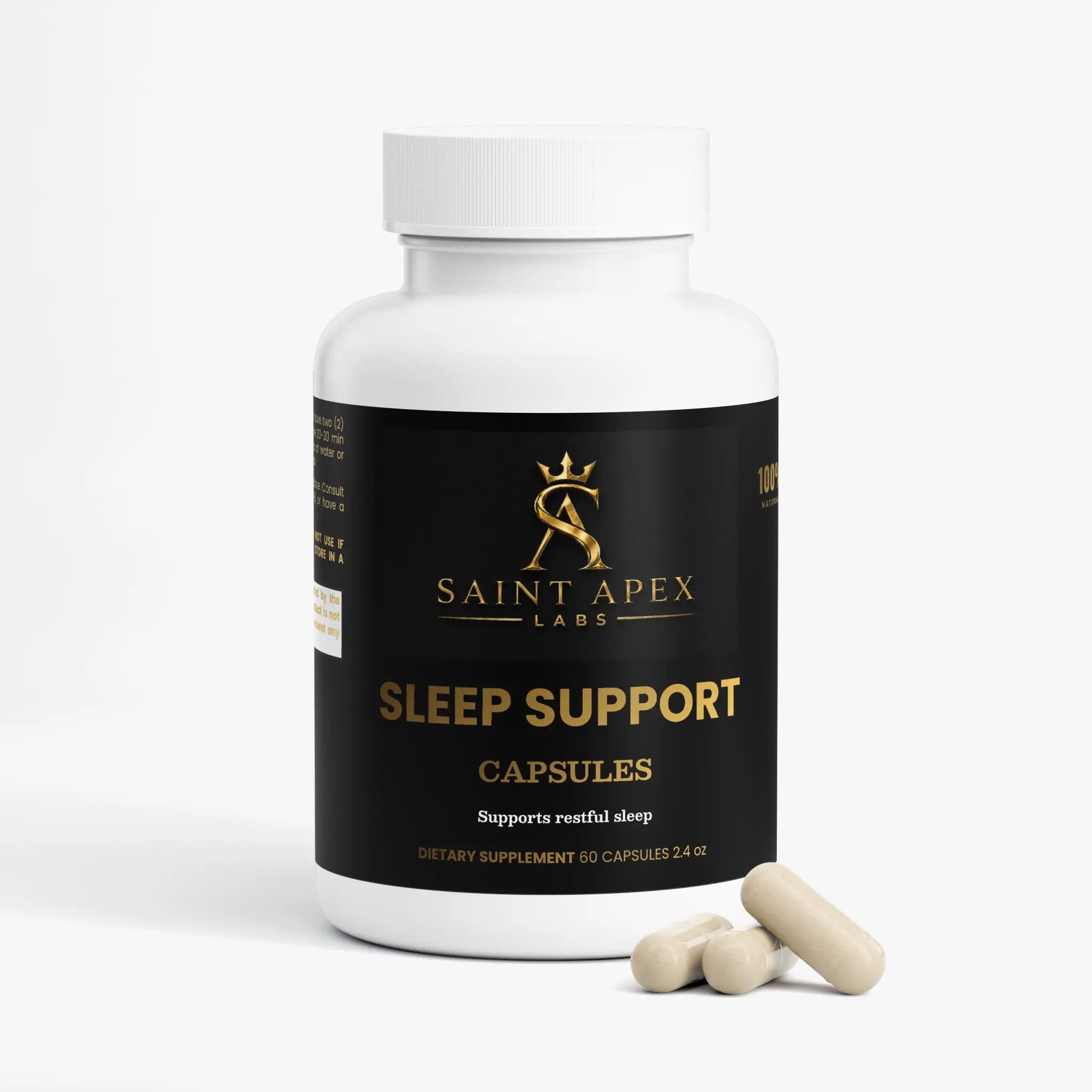 Sleep Support Magnesium Citrate Vitamin B6 Melatonin Restful Night by Supliful