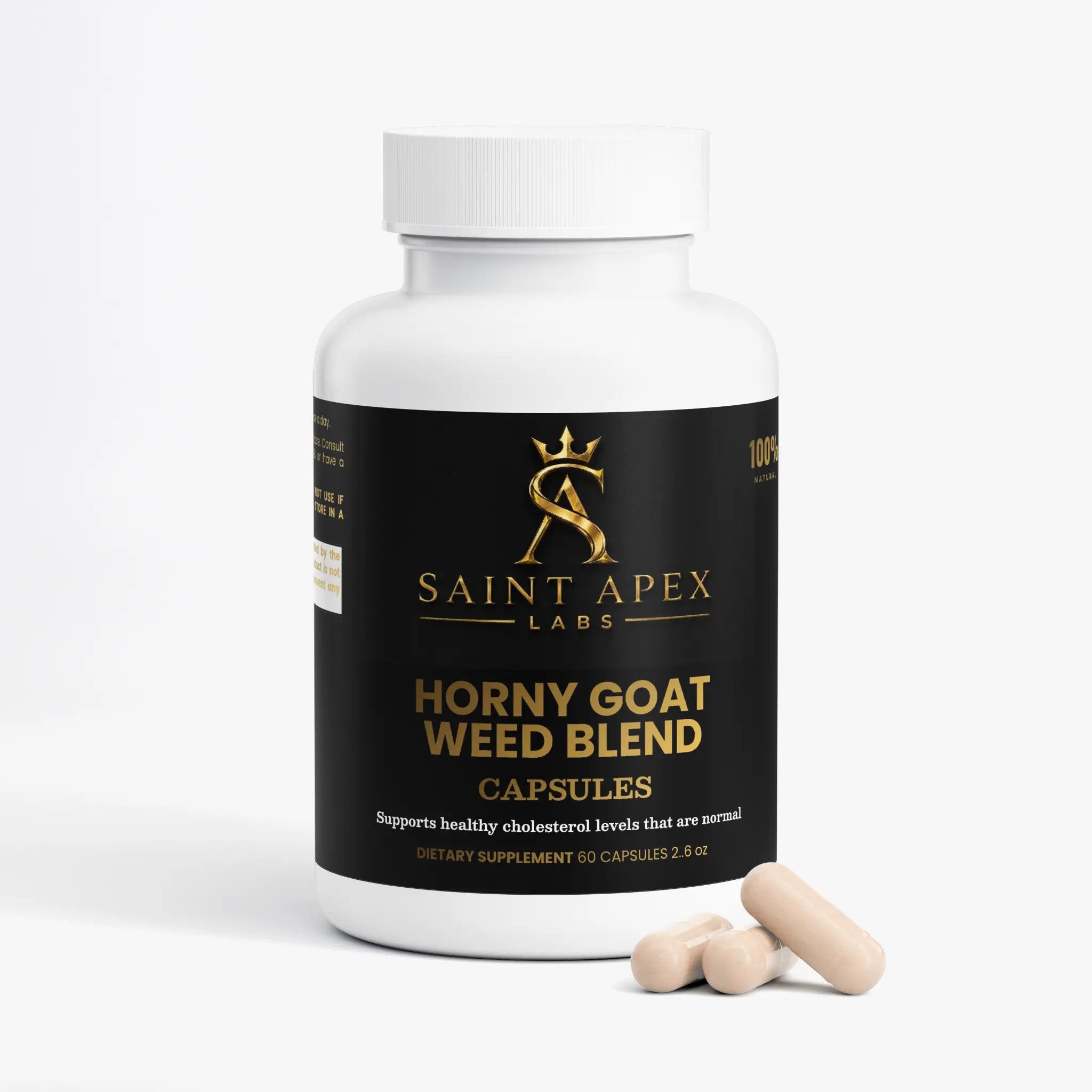 Horny Goat Weed Blend With Maca Root Mucuna And L Arginine For Sexual Health by Supliful