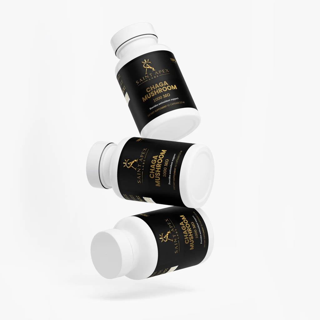 Chaga Mushroom Capsules Immune Support Phytochemical Rich Formula by Supliful