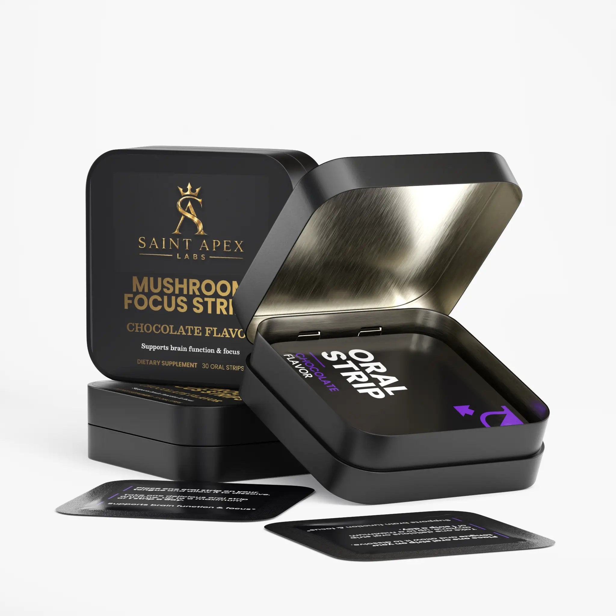 Mushroom Focus Strips For Mental Clarity And Wellness by Supliful