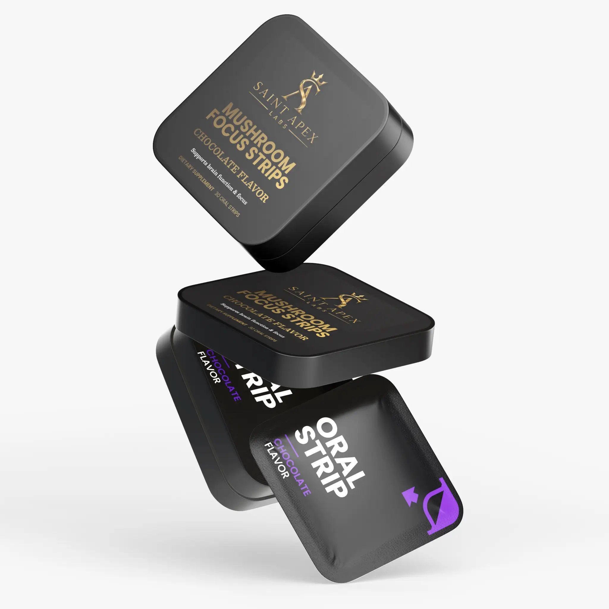 Mushroom Focus Strips For Mental Clarity And Wellness by Supliful