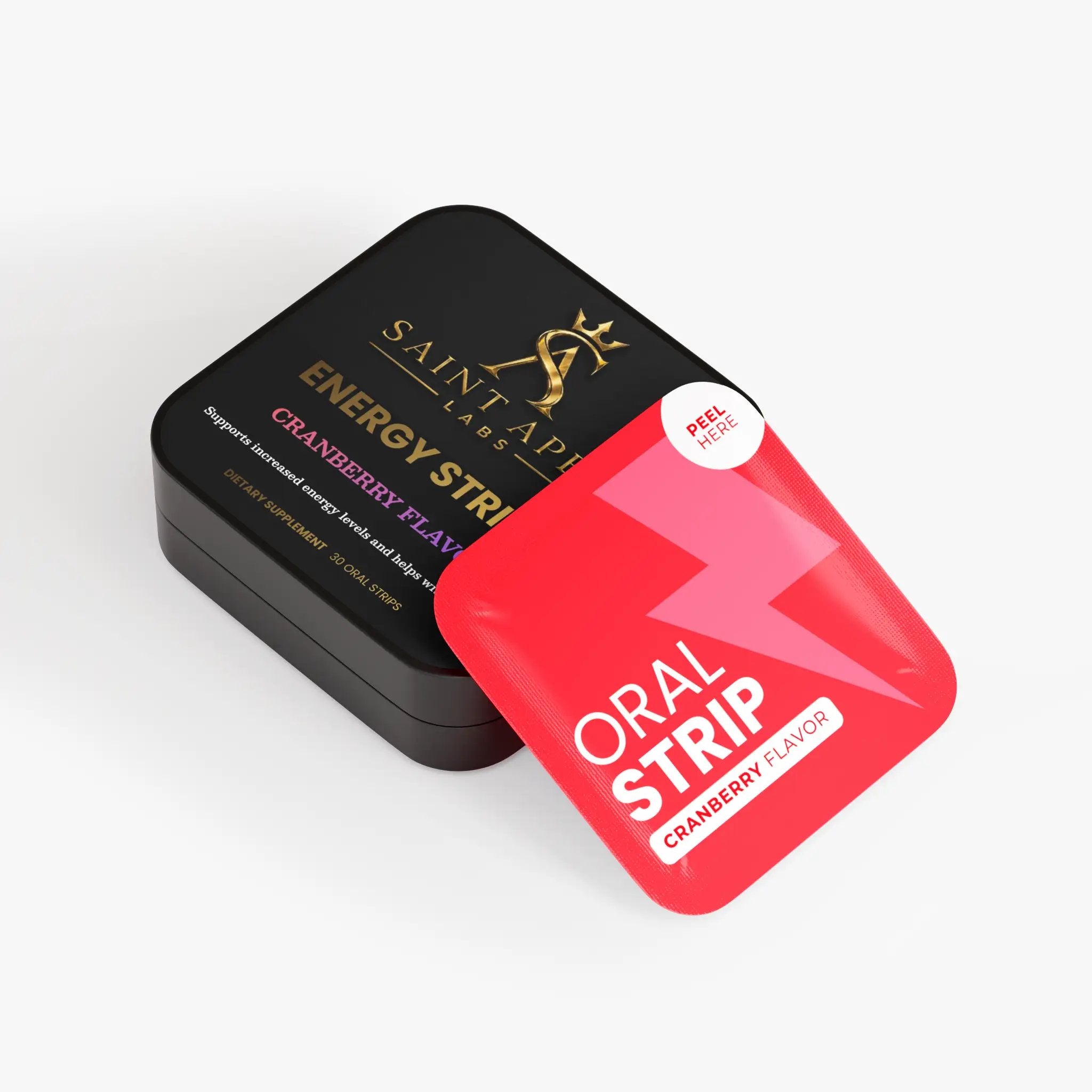 Energy Oral Strips On The Go Fast Acting Energy Boost by Supliful