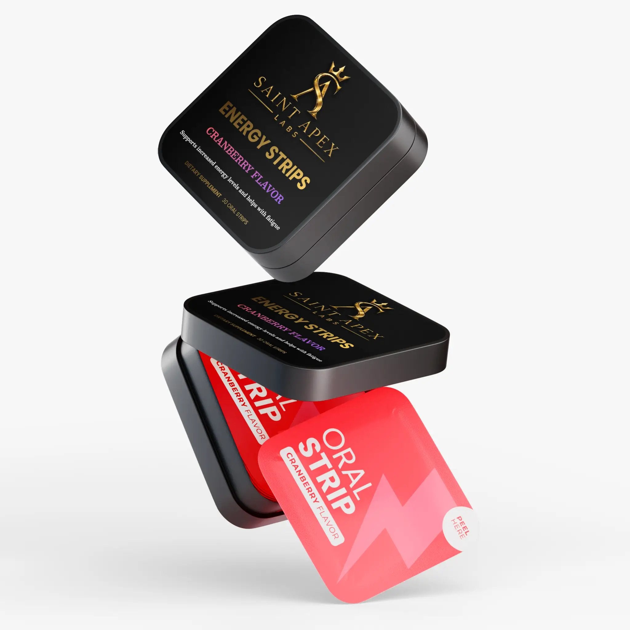 Energy Oral Strips On The Go Fast Acting Energy Boost by Supliful
