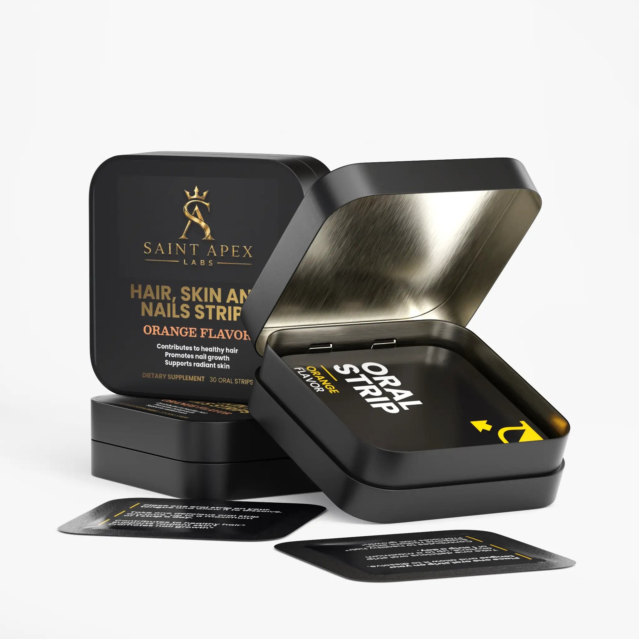 Hair Skin and Nails Strips Nutritional Supplement for Healthy Beauty On the Go by Supliful