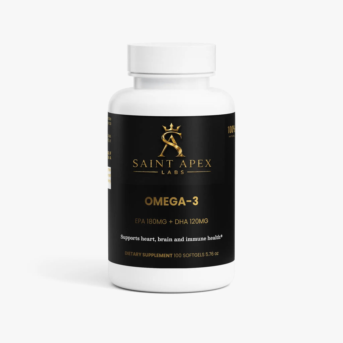 Omega-3 + Vitamin E combines ultra-pure fish oil with the antioxidant power of Vitamin E by Supliful