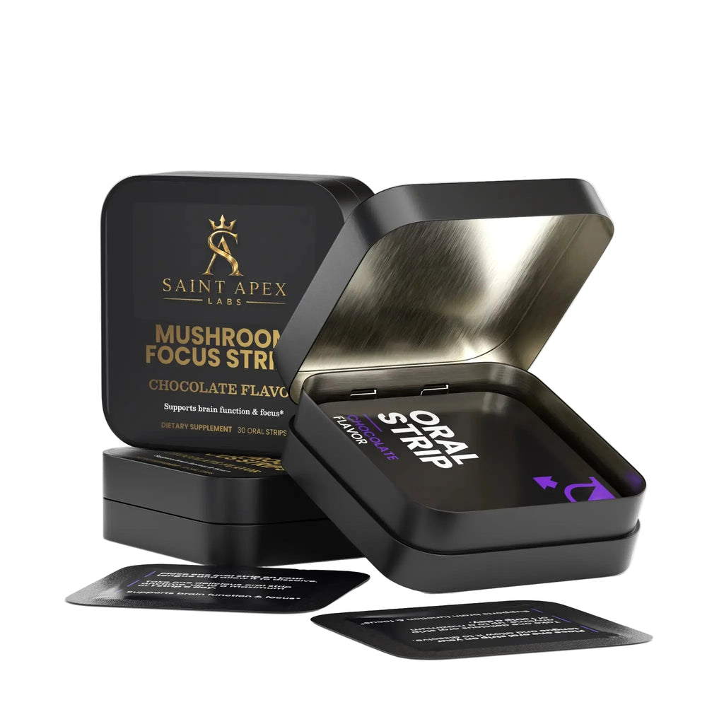 Mushroom Focus Strips For Mental Clarity And Wellness by Supliful
