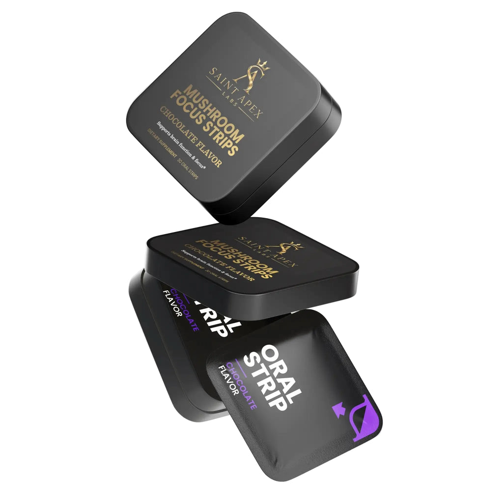 Mushroom Focus Strips For Mental Clarity And Wellness by Supliful