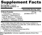 Probiotic 20 Billion CFU For Digestive And Immune Health by Supliful