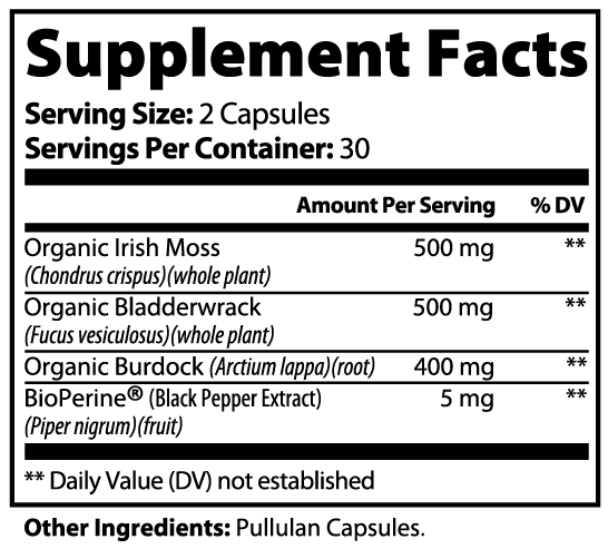 Sea Moss Immune Support And Skin Health Supplement by Supliful