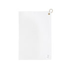 Lightweight Quick Dry Microfiber Golf Towel With Gold Grommet And Clip by Printify