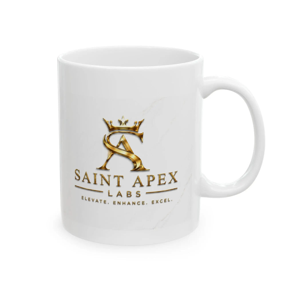 Ceramic Mug - Saint Mex Gold Crest Coffee Cup (11oz & 15oz) by Printify