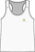 Saint Louis Vintage Script Women's Tank Top - Small Gold Logo Athletic Vest by Printify