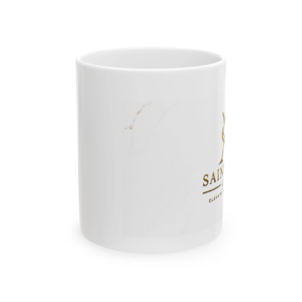Ceramic Mug - Saint Mex Gold Crest Coffee Cup (11oz & 15oz) by Printify