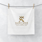 Saint Apex Labs Logo Face Towel Soft Cotton 13 Inch Square by Printify