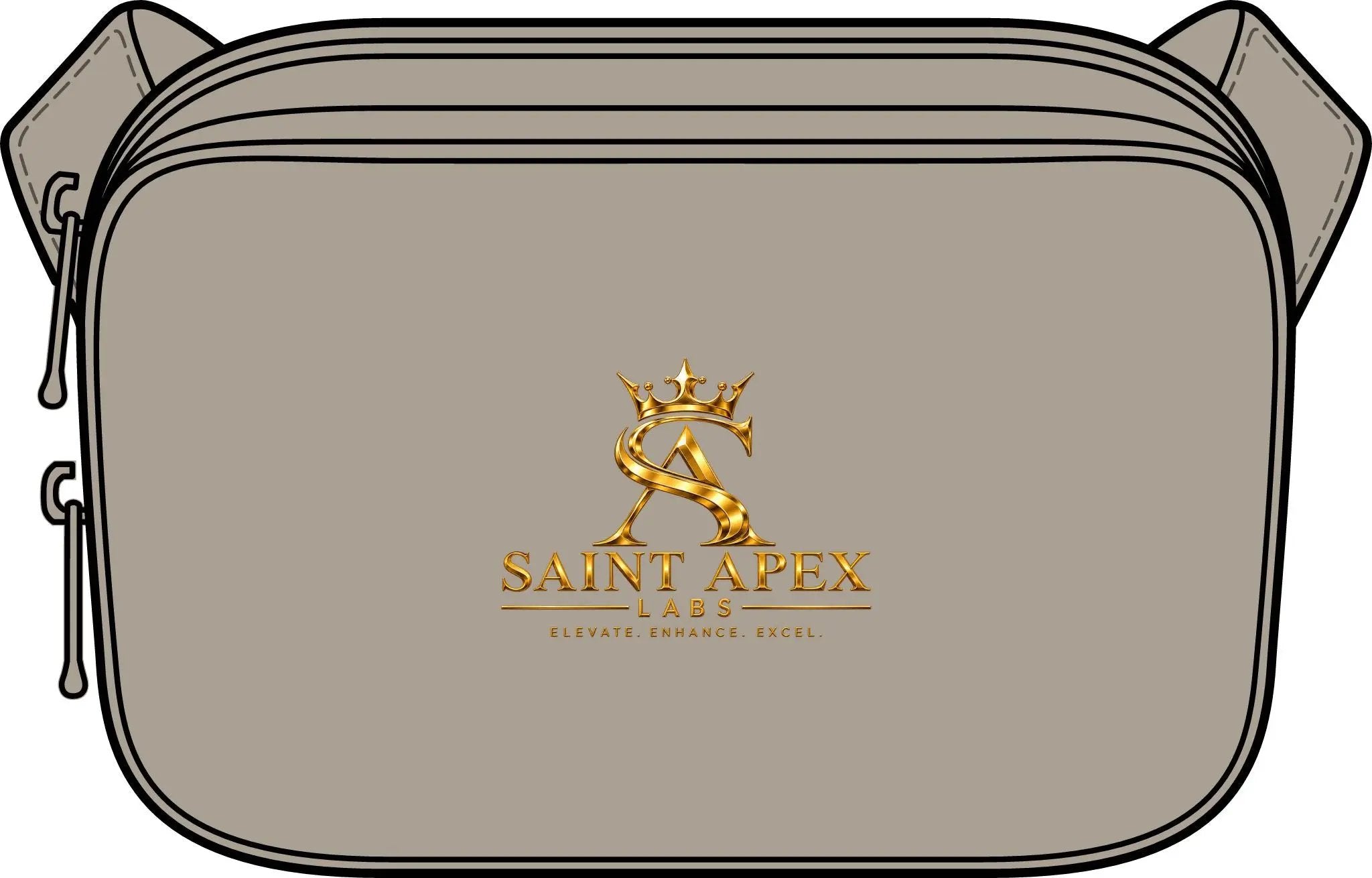Matte Dual-Compartment Crossbody by Printify