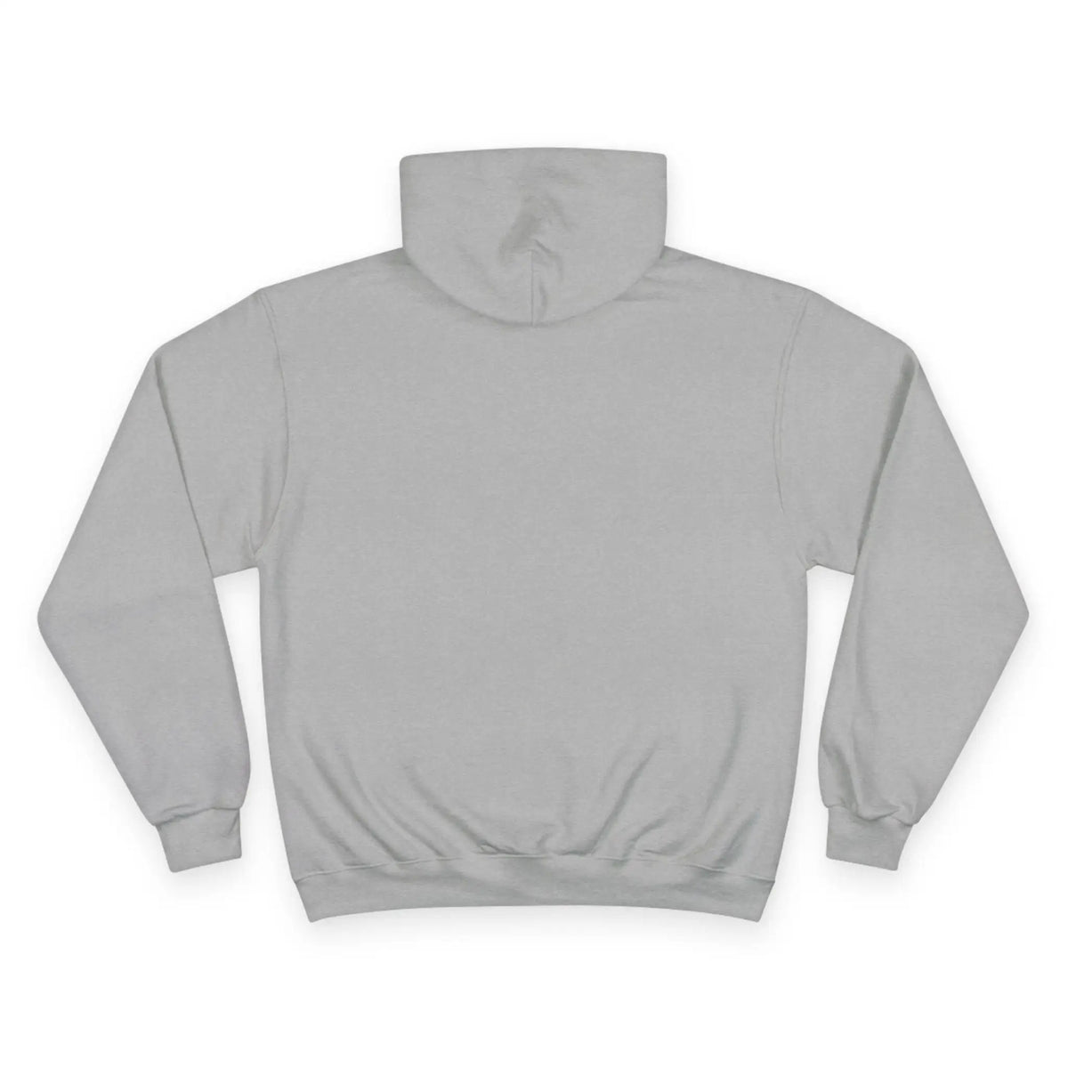 Saint Apex Black Hoodie Minimalist Chest Logo With Champion Sleeve Patch by Printify