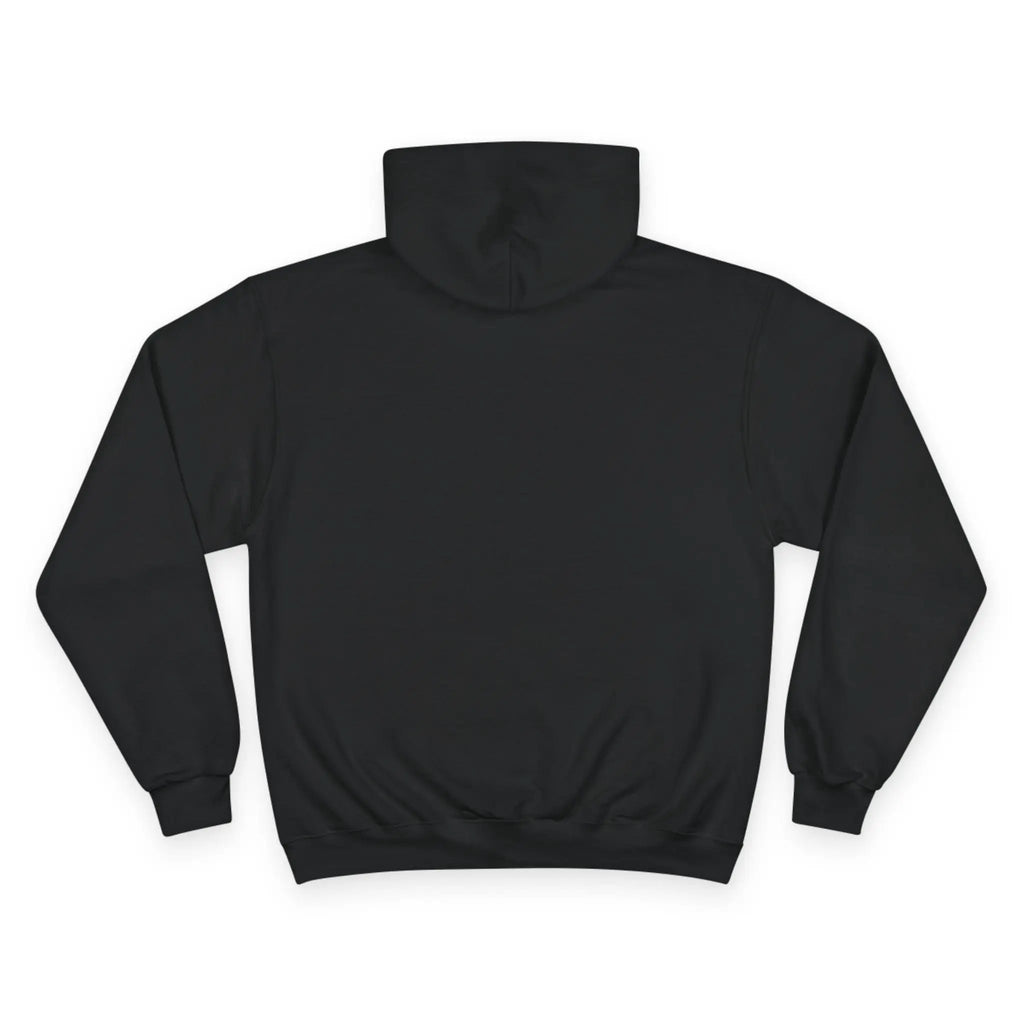 Minimalist Champion Hoodie – Small Chest Logo Pullover by Printify
