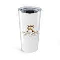 Saint Apex Labs 20oz Insulated Tumbler With Gold Marble Finish by Printify