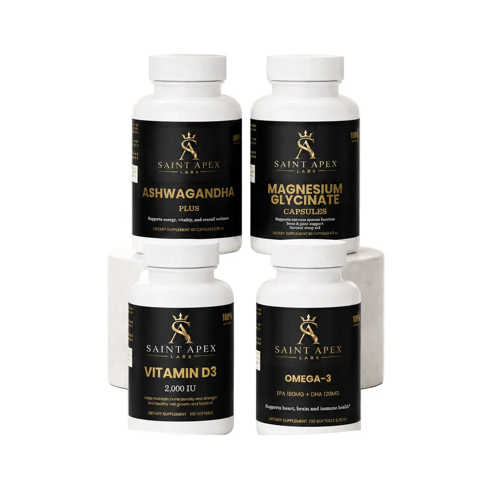 Saint Apex Labs Daily Women Hormone Supplement Bundle 4 Piece Set by Supliful