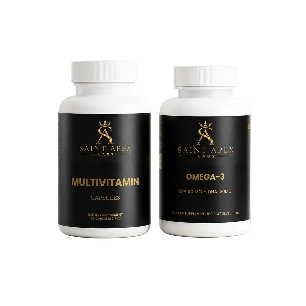 Saint Apex Labs Daily Vitamin & Omega Wellness Bundle – 2-Piece Set by Supliful