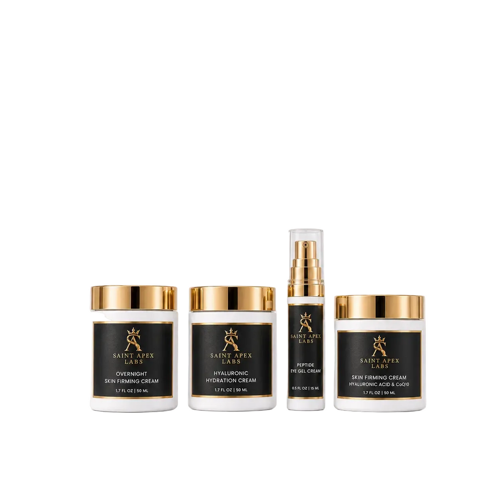 Saint Apex Labs Women’s Luxury Skincare Bundle – 4-Piece Hydrating & Firming Routine by Supliful