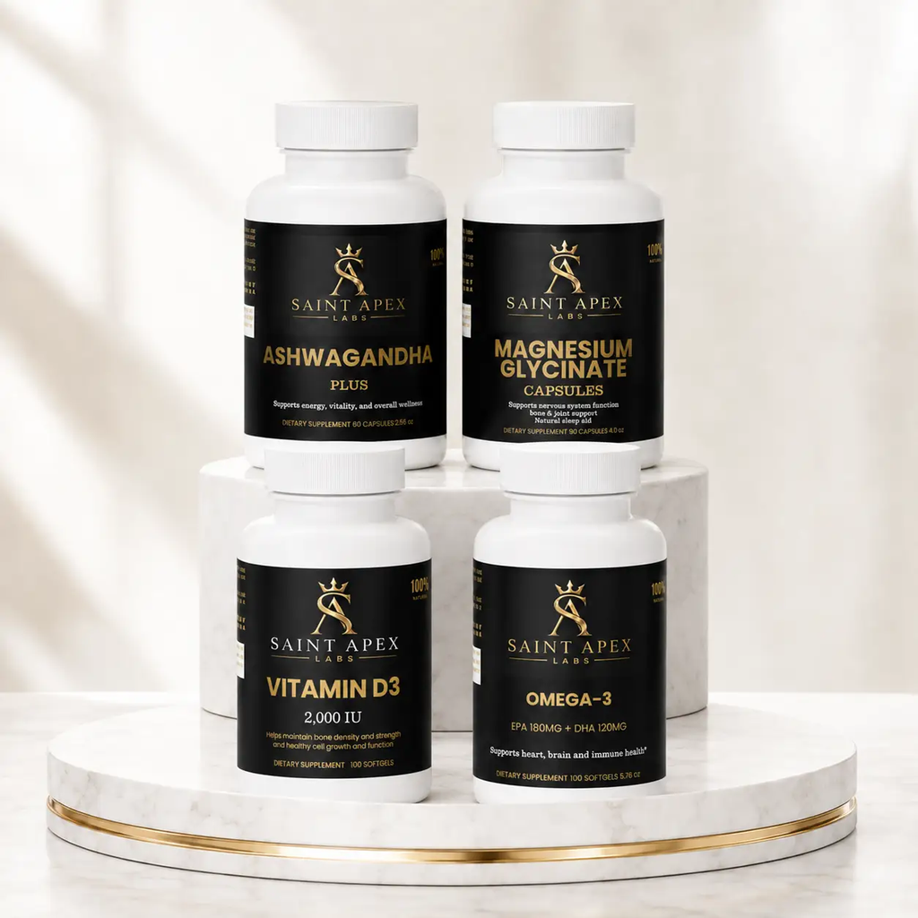 Saint Apex Labs Daily Women Hormone Supplement Bundle 4 Piece Set by Supliful