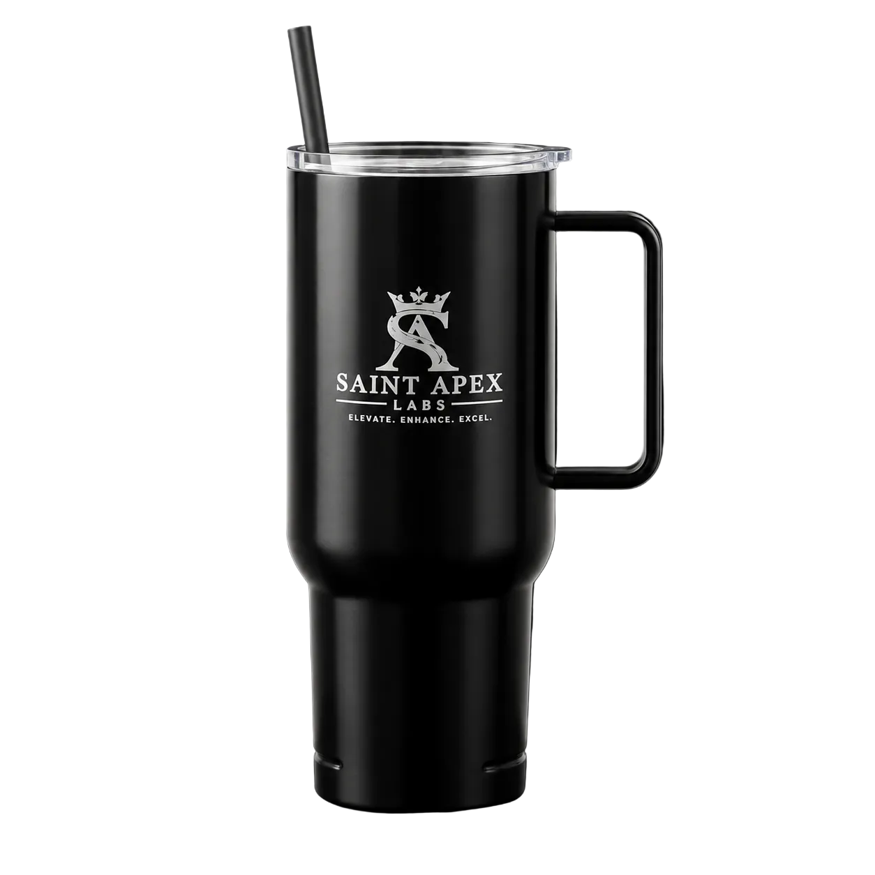 40oz Engraved Insulated Tumbler With Lid And Comfort Handle by Printify