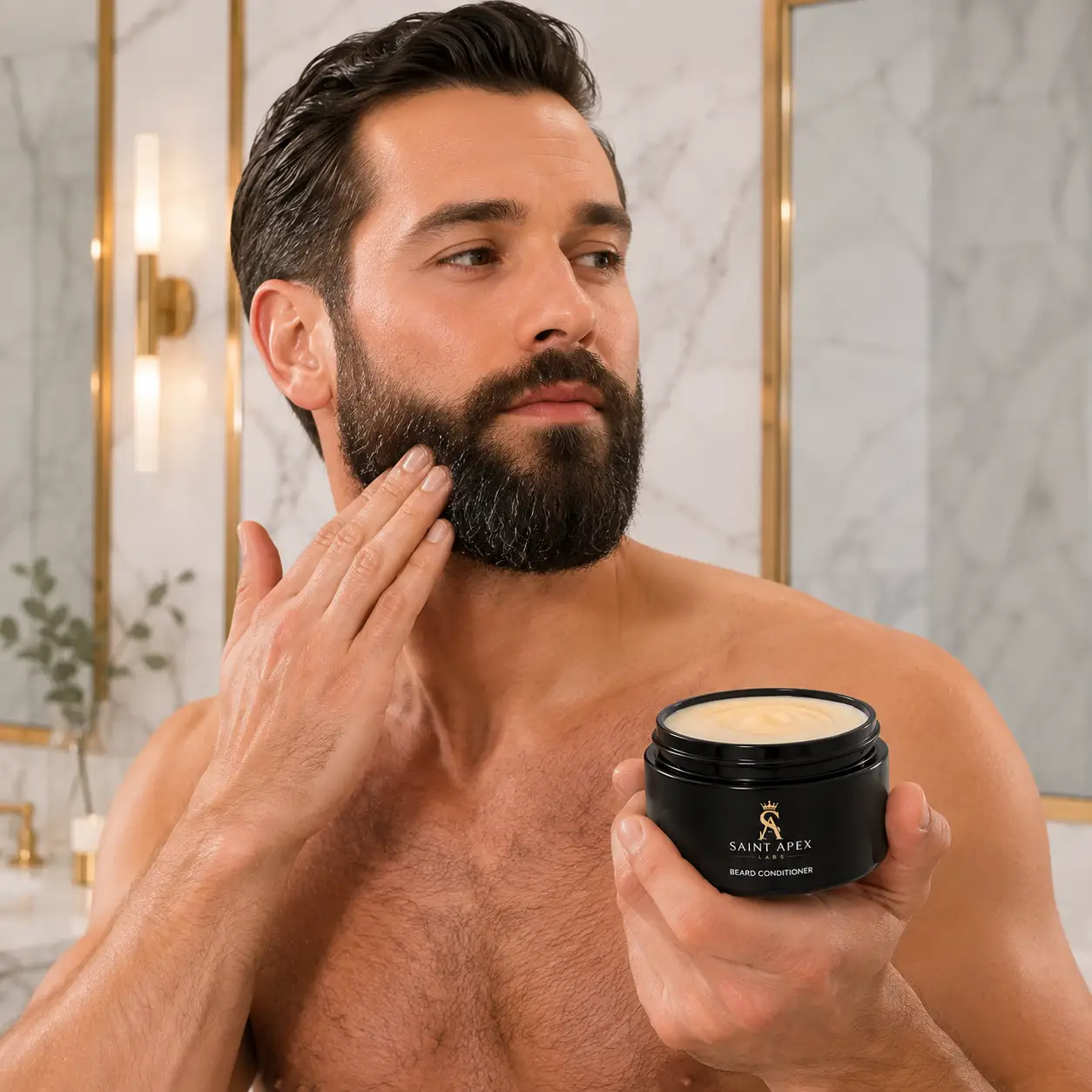 Men's Beard Butter Moisturizing With Shea Butter For Fuller Beard by BLANKA