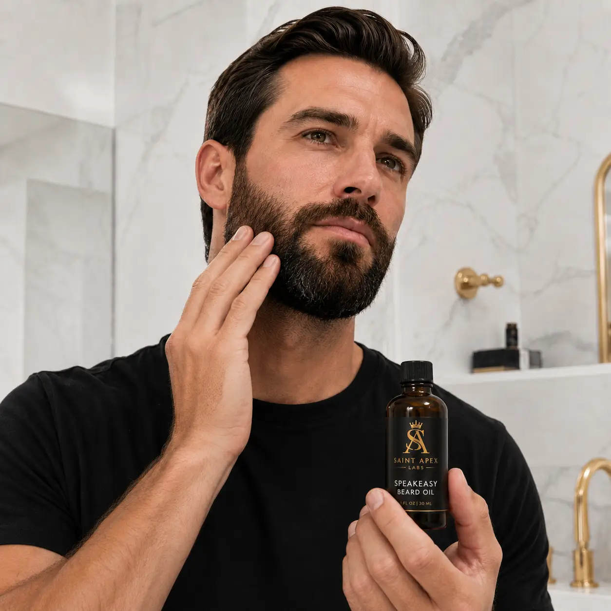 Men's Beard Oil by Saint Apex Labs All Natural Hydration Formula by BLANKA