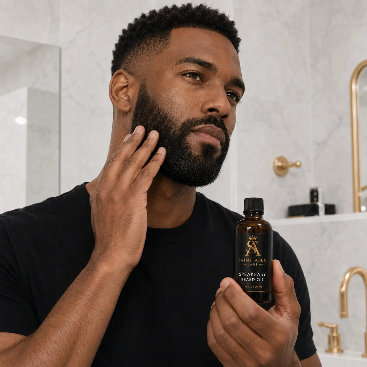Men's Beard Oil by Saint Apex Labs All Natural Hydration Formula by BLANKA